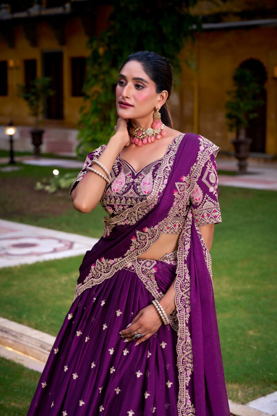 Designer Stitched Lehenga For Women Readymade Lengha Choli Wedding Party Lehenga