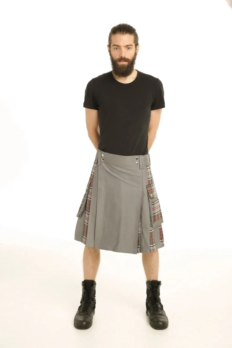Gray Hybrid Kilt