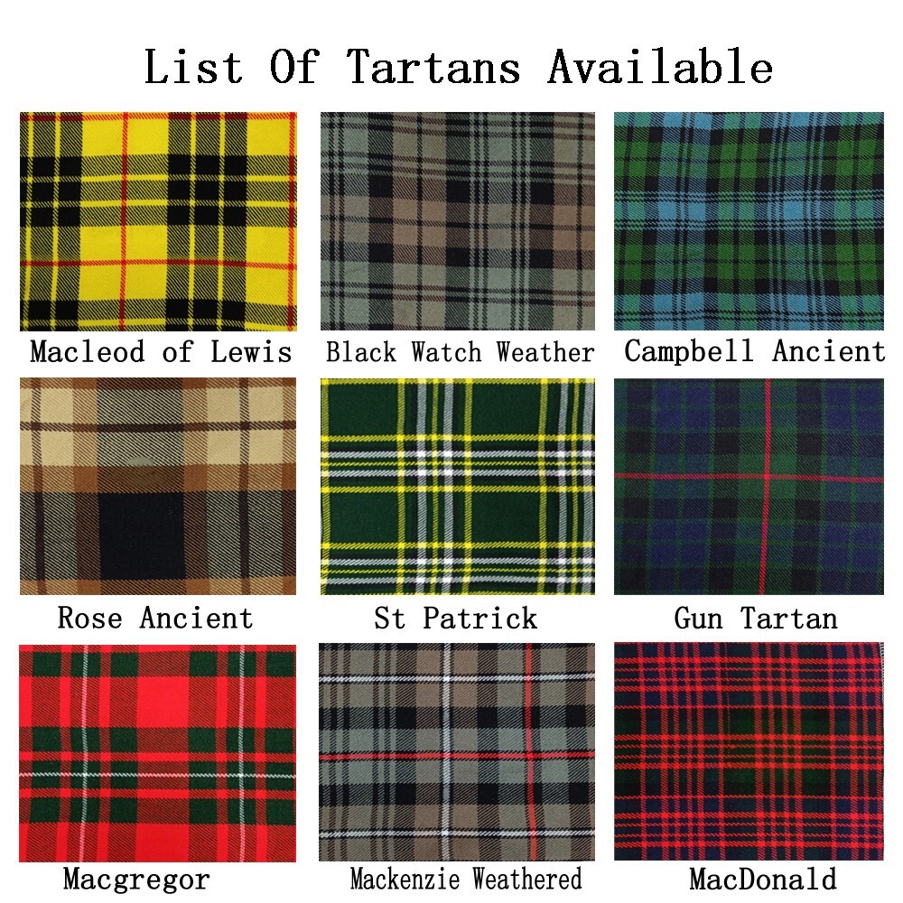Men’s 11 Pieces Prince Charlie Jacket outfit Traditional Highland kilt outfit