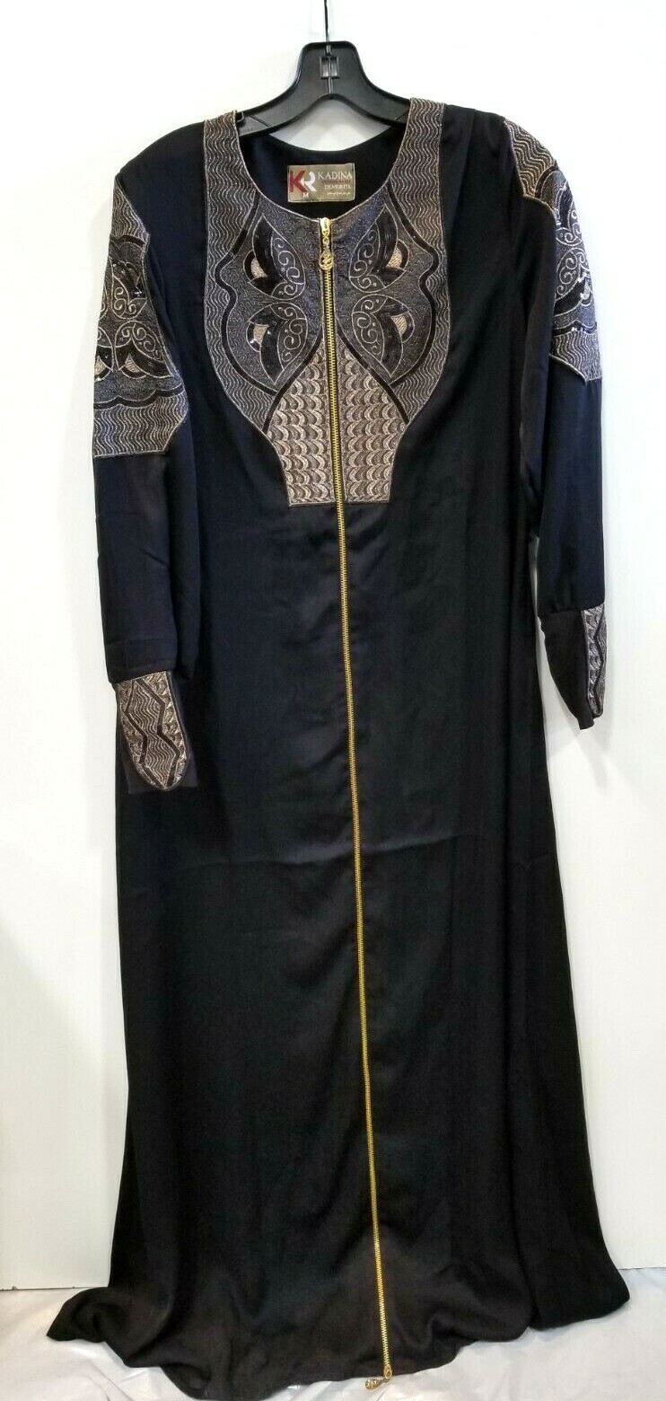 Kadina Fashion Rosha Demorita Morocco Abaya Dress sz 7