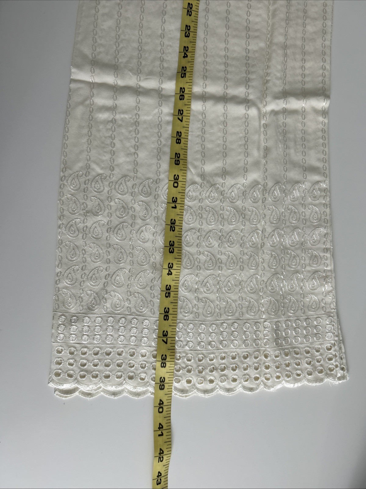 Women Cotton BlenChikankari Palazzo Size-XXL Color-off White L-39 Btm-13i”Hip-44