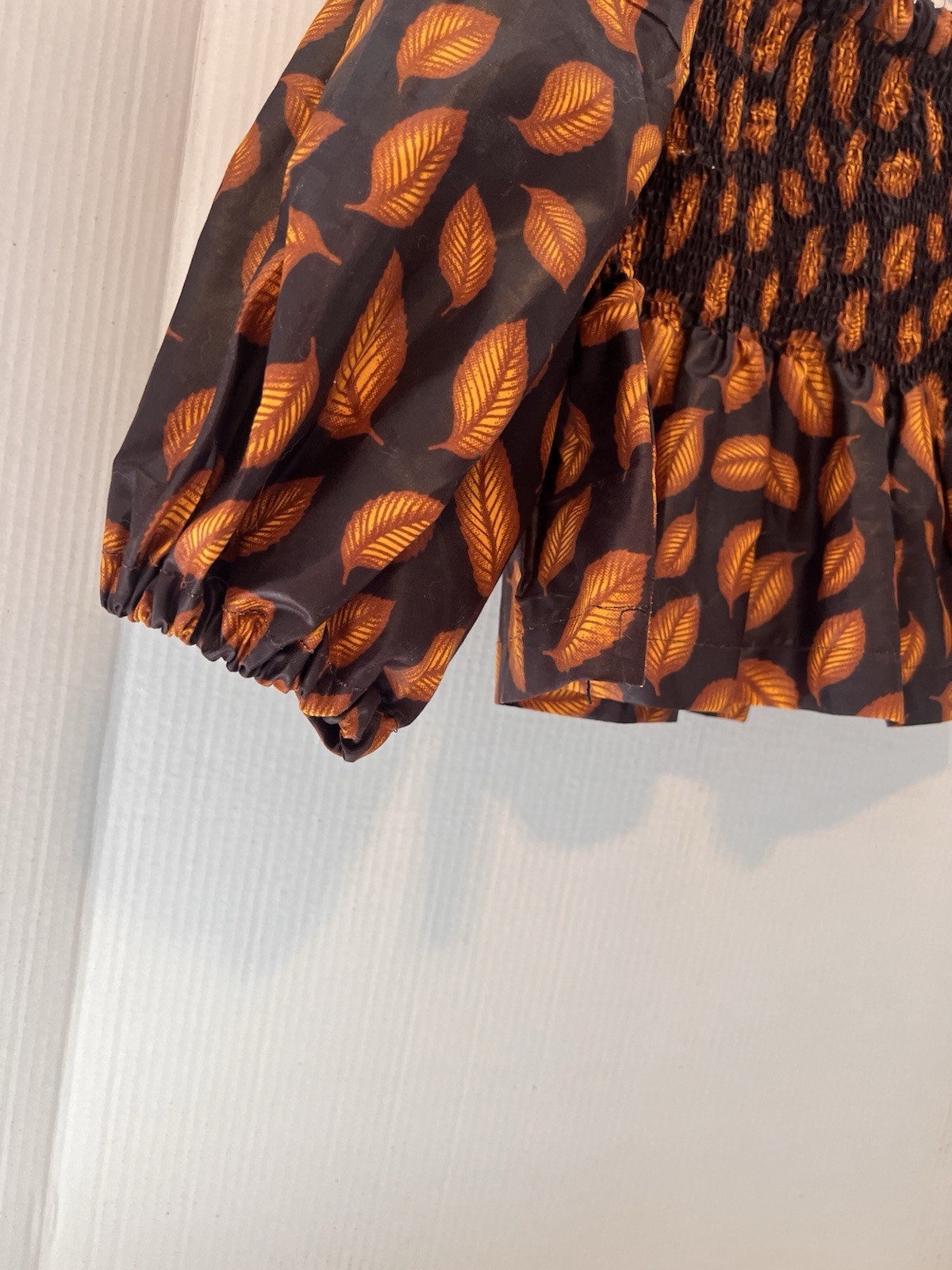 NIGERIAN AFRICAN Kids Girls Shirt Size 5 Handmade Dashiki Shirt Cropped