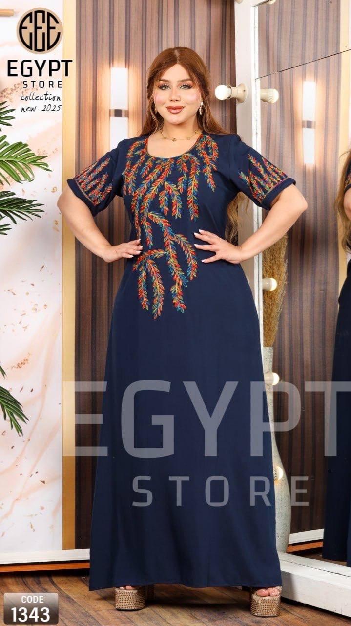 middle east dress muslim abaya short sleeve multi color