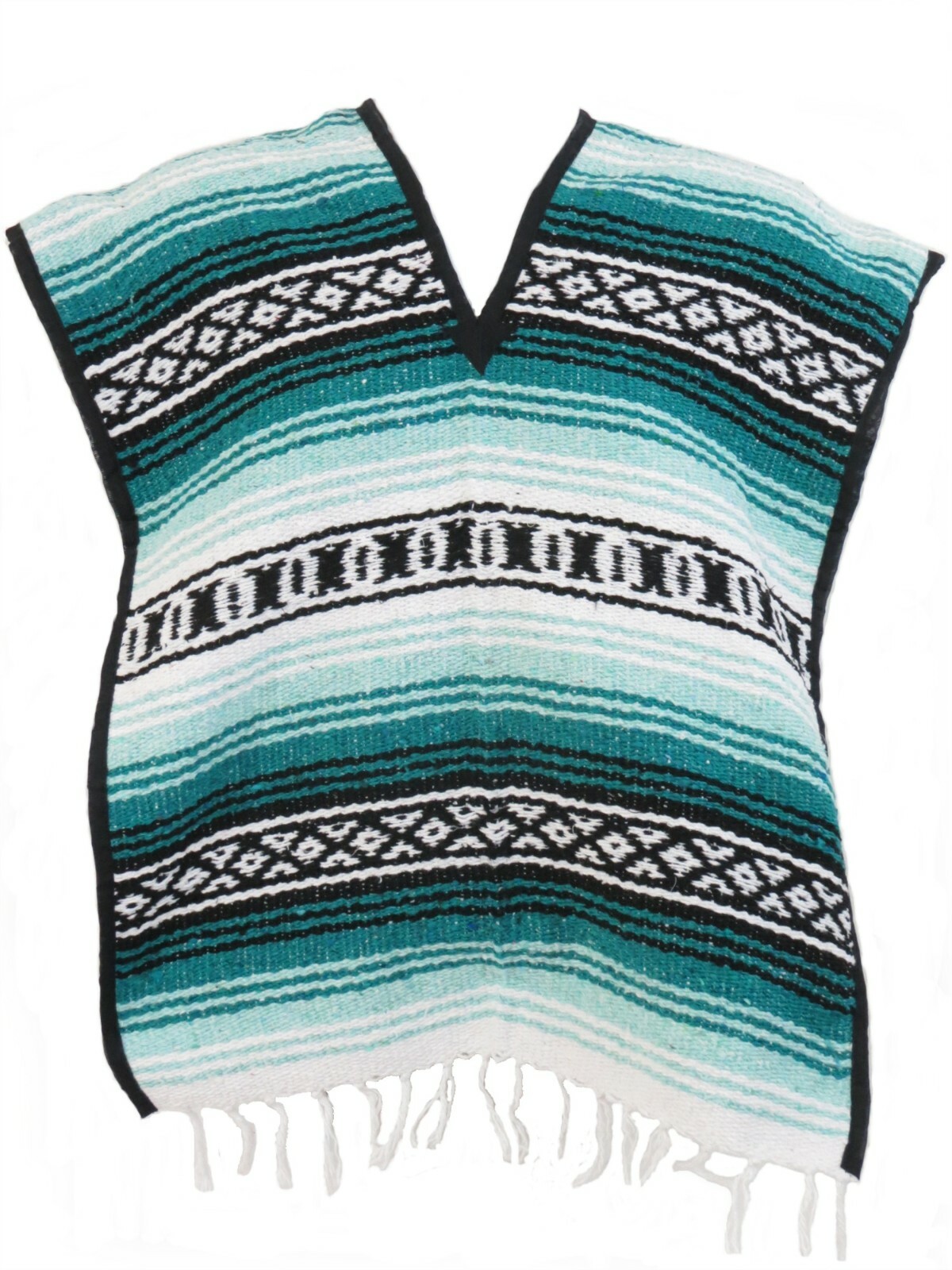 Kids Mexican Falsa Poncho Ages 8-12