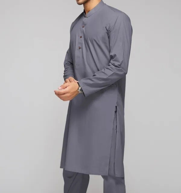 Stitched Charcoal Grey (Cotton Elite) | For Boys & Men | All Season