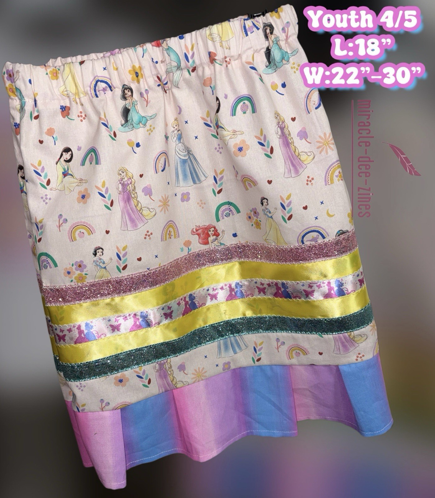 Youth Small Native American Princess Ribbon Skirt Shirt set