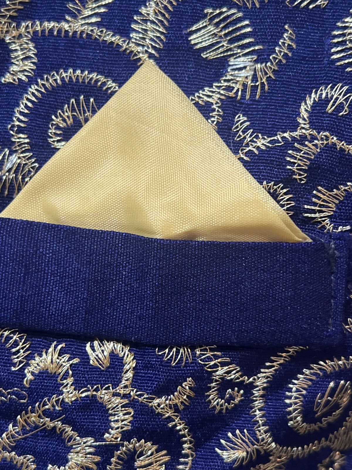Boys Royal Blue Embroidered Sherwani Kurta Jacket Ethnic Formal Wear
