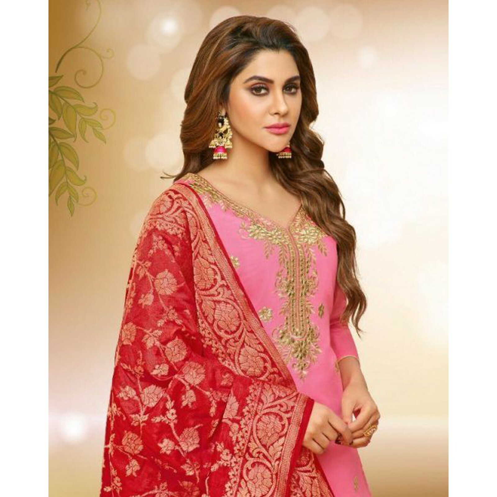 Party Wear Pakistani Indian Beautiful Designer Punjabi Patiyala Dupatta Dresses