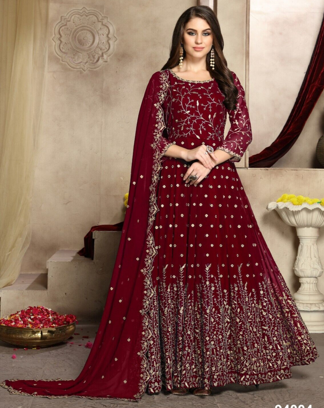 Pakistani Party Dress Salwar Kameez Designer Indian Wedding Gown Anarkali Suit