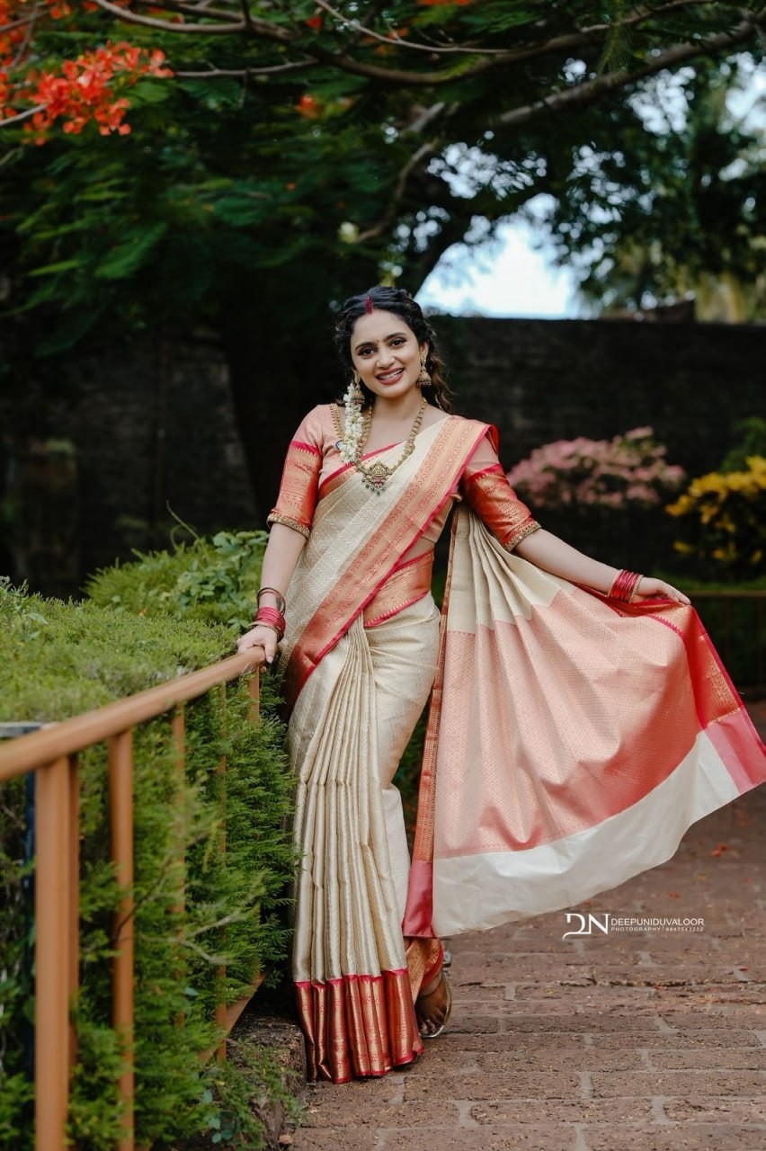 New Banarasi Soft Silk Saree for Women – Traditional Indian Ethnic Wear