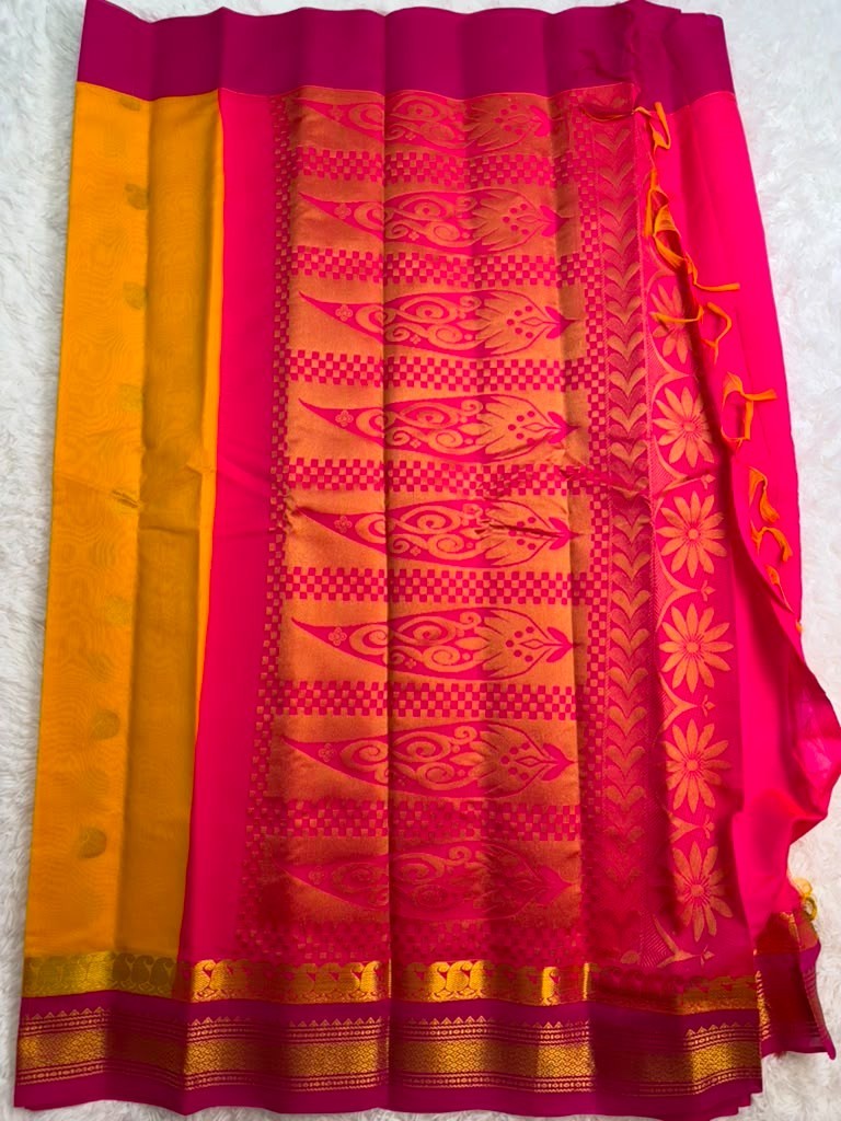 Traditional Handloom Gadwal Silk Saree