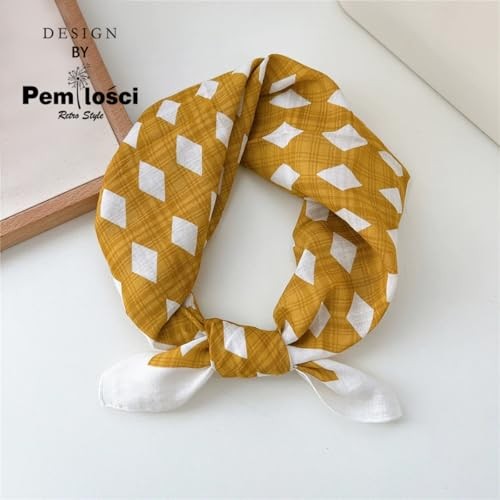Cotton-Blend Bandana, Head Scarf, Headband, Head wrap, Hair Neck Scarf Fcs043