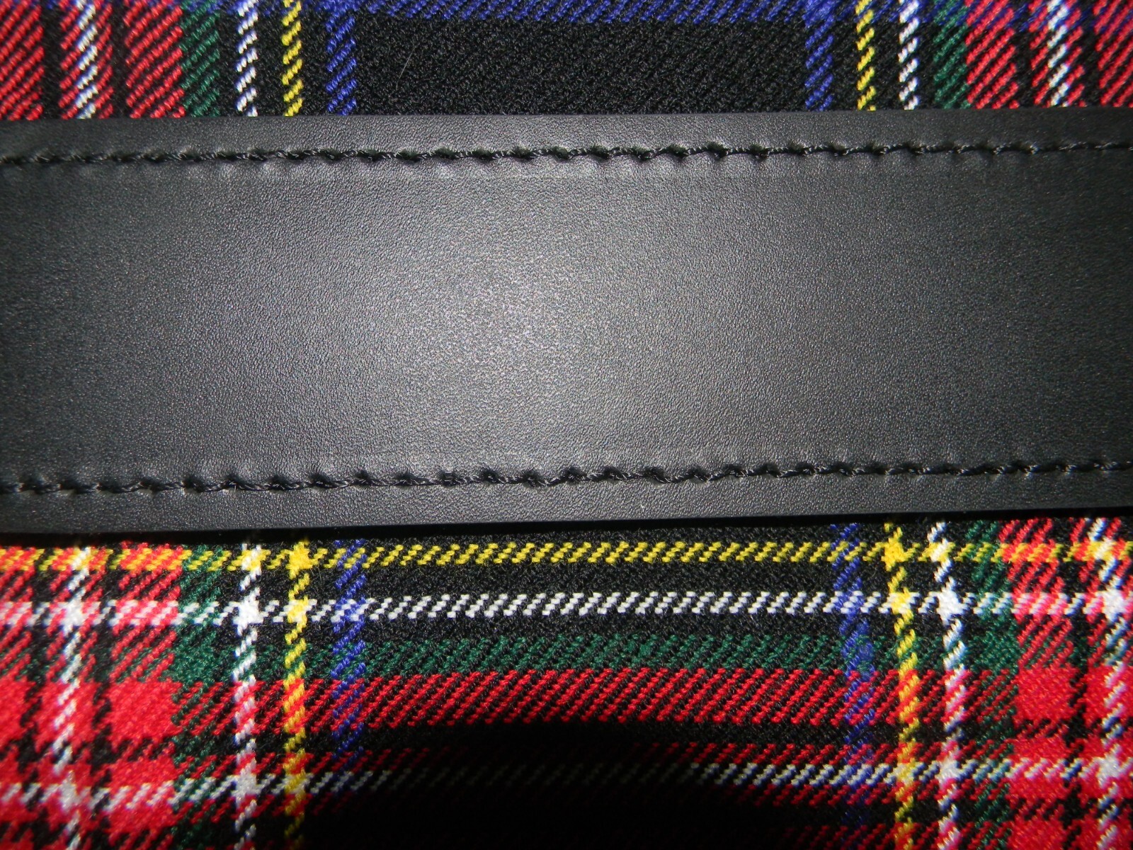 Leather Belts Kilt Scottish Highland Black Without Buckle