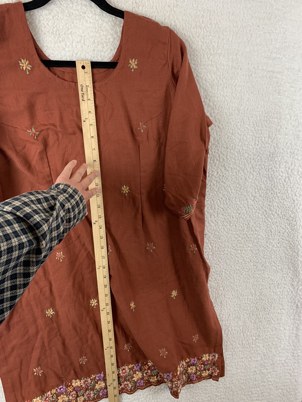 Unbranded Unsized Handmade SALWAR KAMEEZ Tunic Dress Boho Hipster Ethnic Coverup