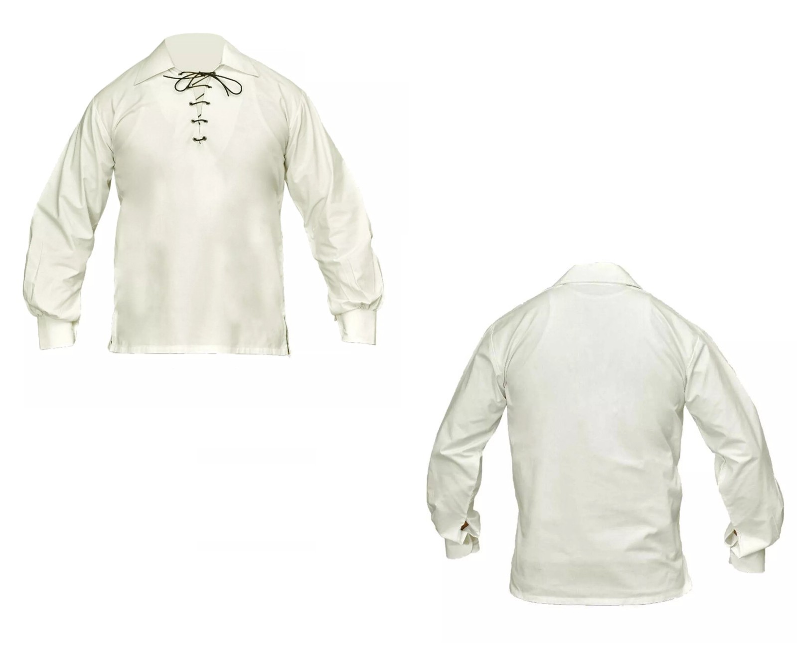 Kilt Shirts for Men Scottish Outfit Jacobite Shirts Ghillie Shirts Highlander