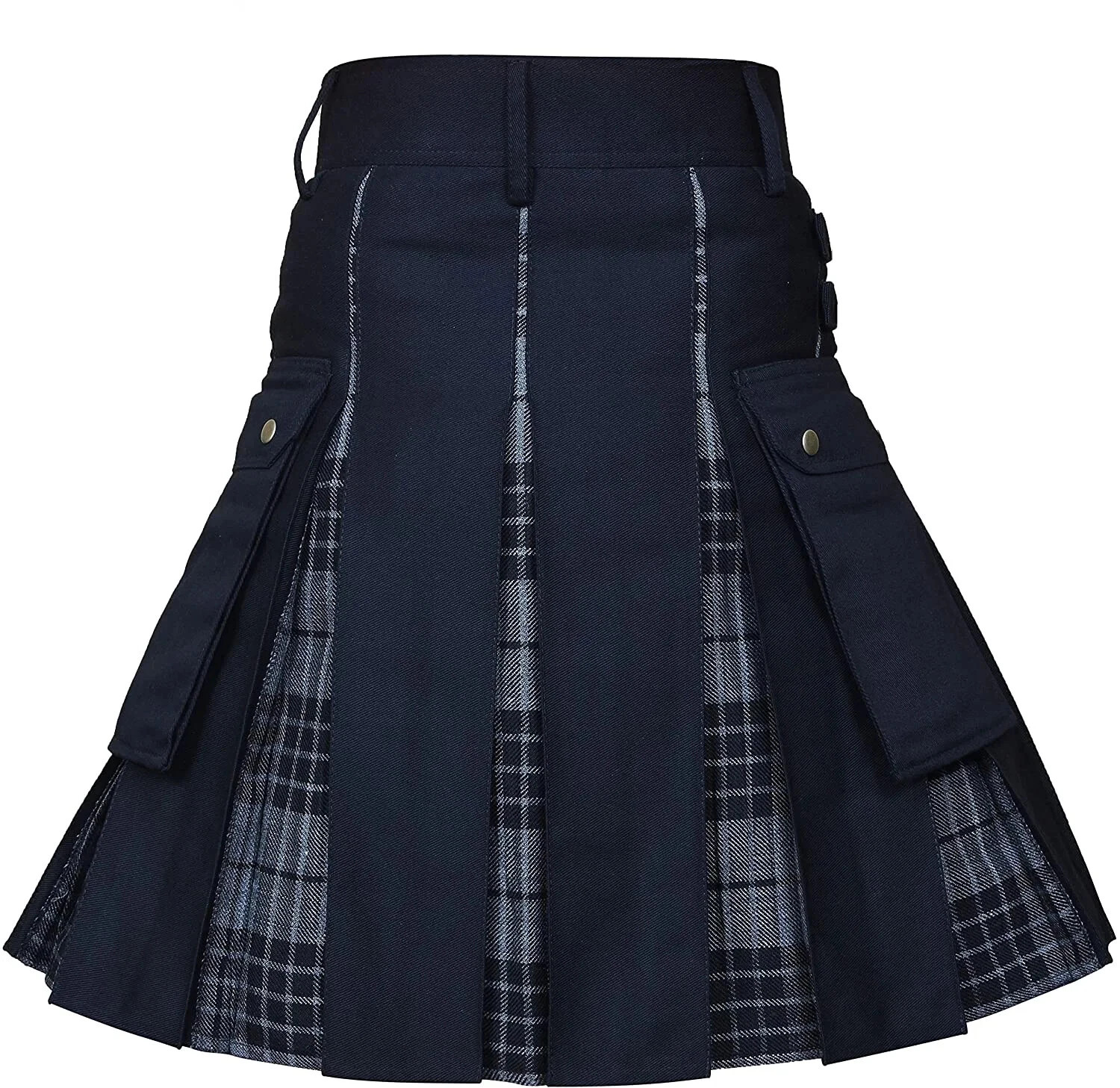 Kilts Men’s Utility Kilt for Men Modern Hybrid Cotton & Tartan Kilts Scottish