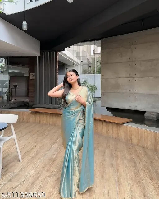 Traditional Chiffon Soft Fabric Saree With Blouse