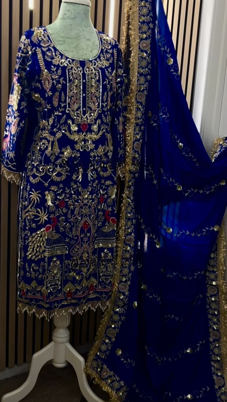 PAKISTANI DRESS BOLLYWOOD SUIT INDIAN WEDDING DHOTI TOP SALWAR KAMEEZ PARTY WEAR