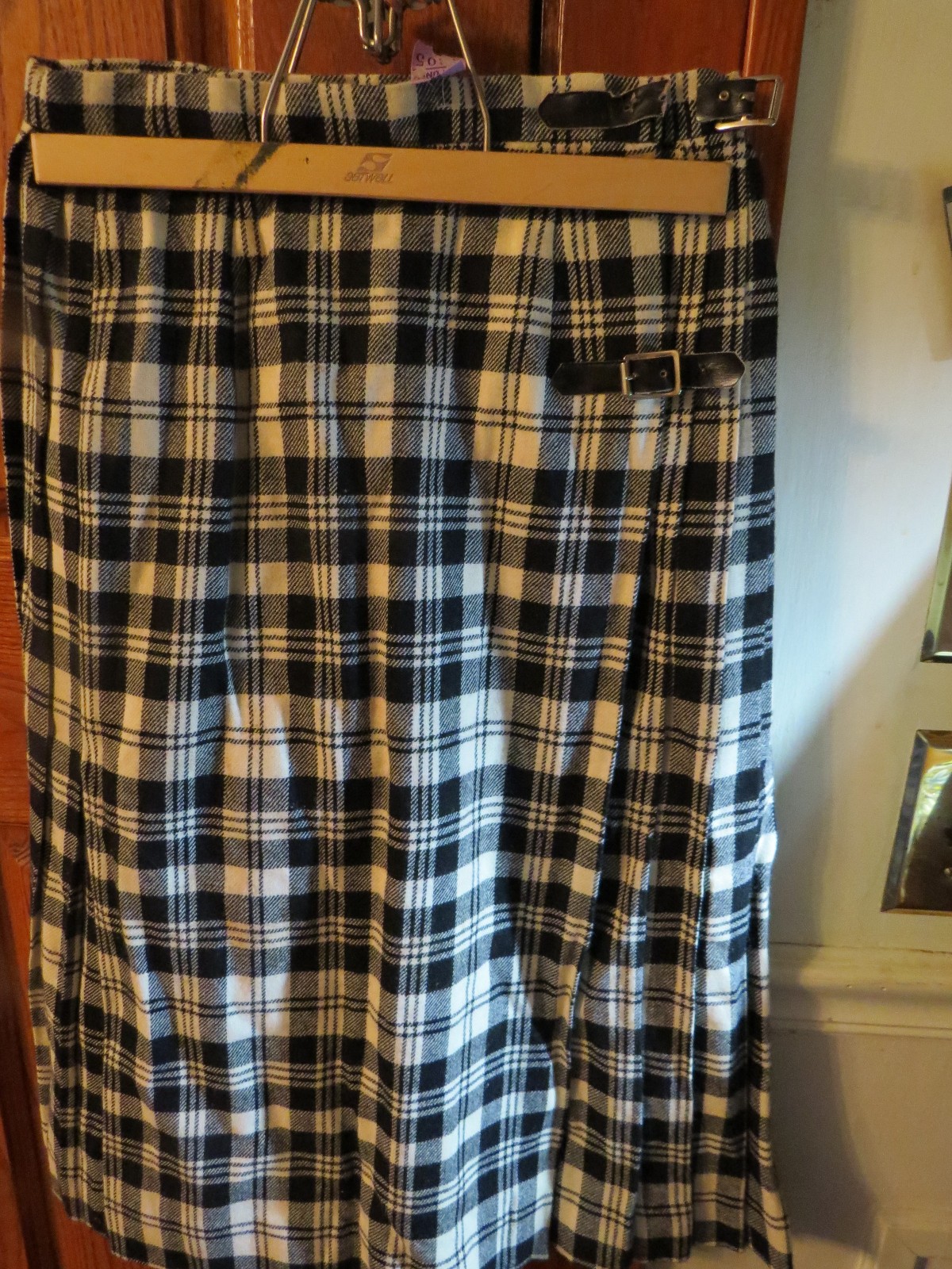 VTG MCMULLEN WOOLKILT, 50’S/60’S, GOOD COND. 1 LEATHER STRAP DAMAGED, REDUCED