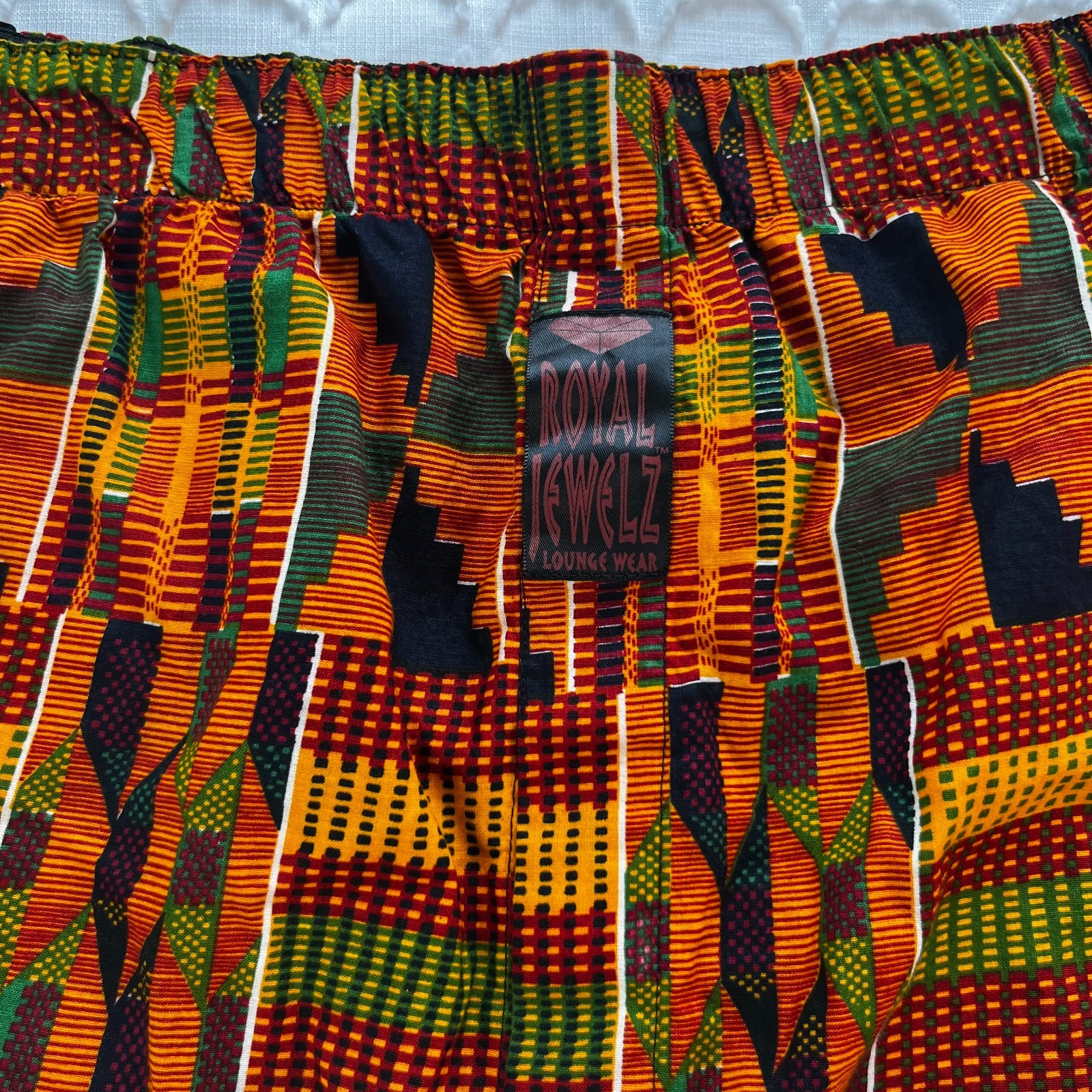 Royal Jewelz Lounge Wear Shorts Men’s 40/42 African Wax Print Bundle Ankara