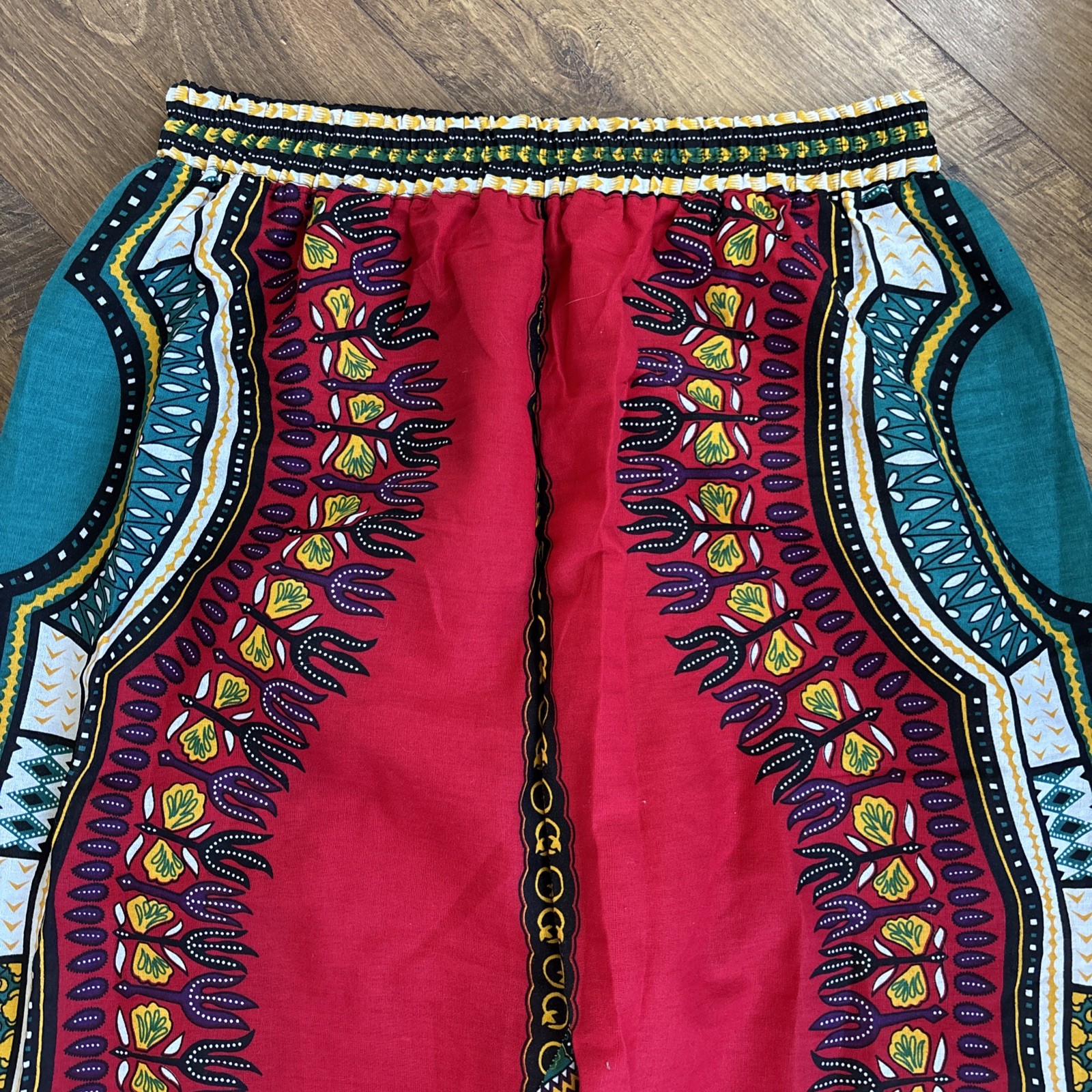Dashiki Pants African TribalCotton Aladdin Yoga Harem Unisex One SZ 30” Waist