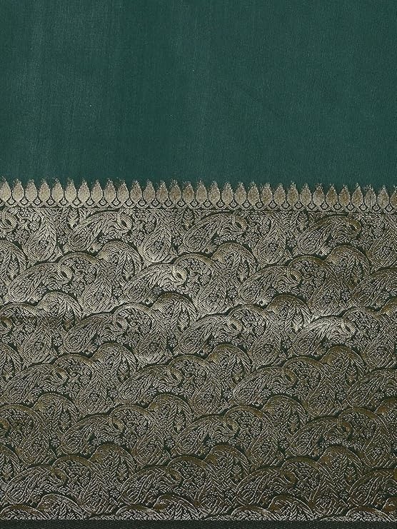 Woven Kanjivaram Soft Lichi Silk Embellished Banarasi Saree With Blouse Piece