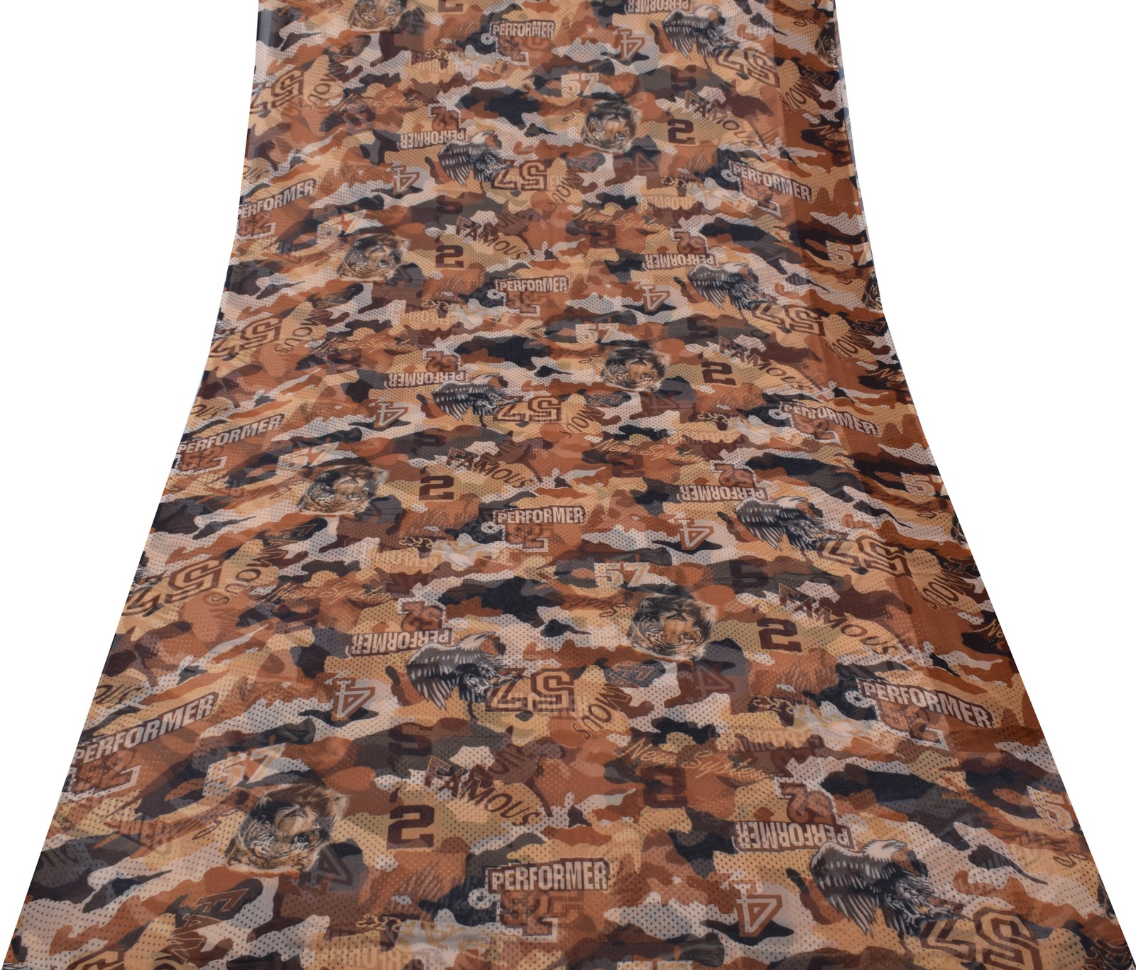 Sushila Vintage Multi-Color Saree Blend Georgette Silk Printed Craft Fabric