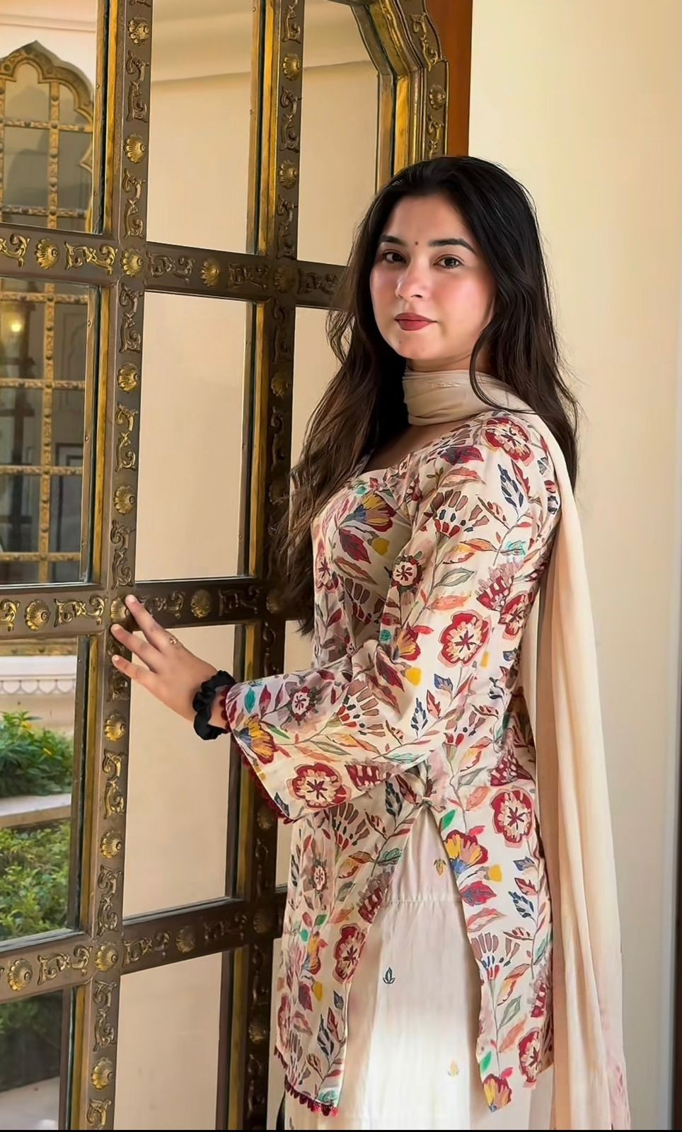 3 PIECE PAKISTANI DESIGNER FARSHI SHALWAR SUIT WEDDING PARTY WEAR WOMEN EID