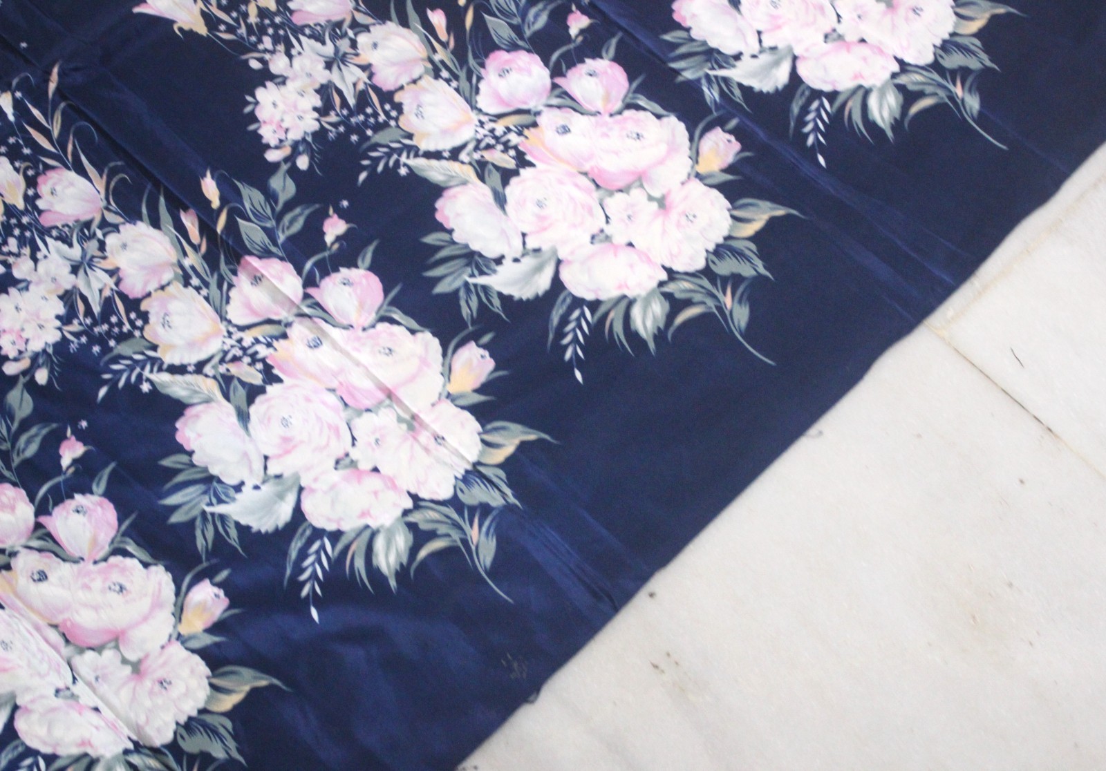Indian Saree Silk Fabric Women Wrap Dress Craft Printed Sari Used Lot of 2 Saree