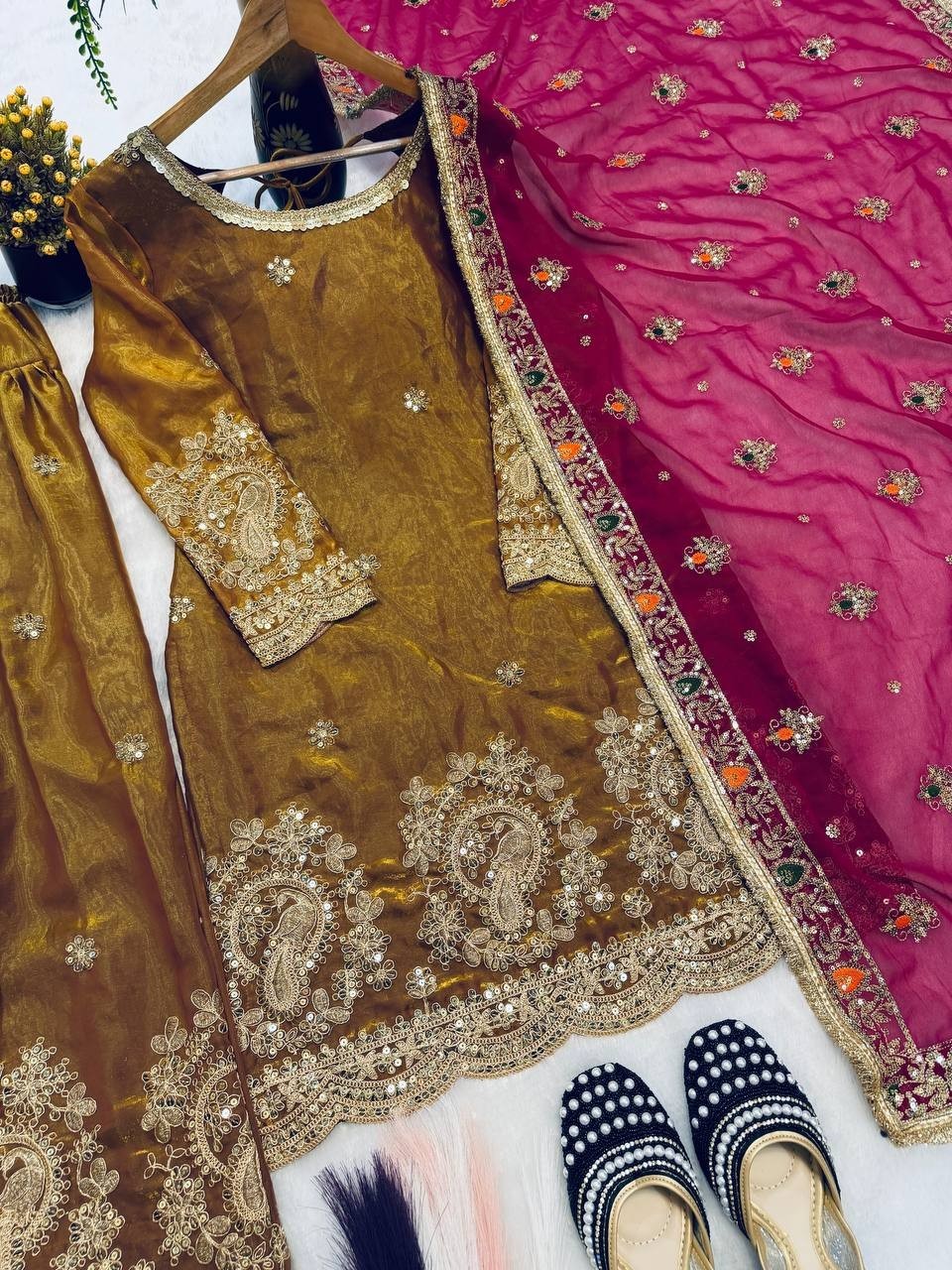 Pakistani Salwar Kameez Ready to Wear Farsi Suit Punjabi Wedding Party Bollywood