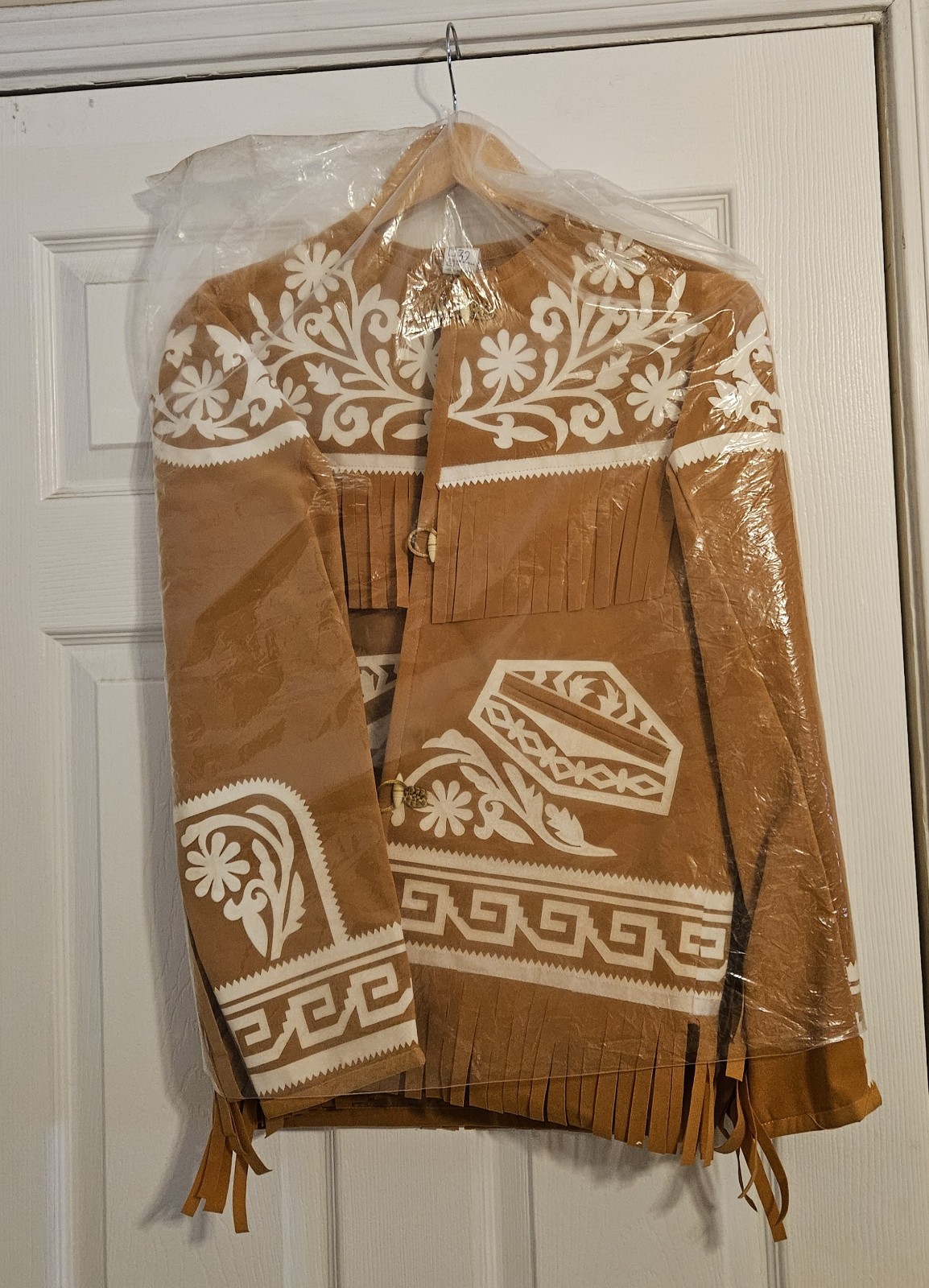 Mexican Tamaulipeca Cuera Embroidered Jacket Size Medium