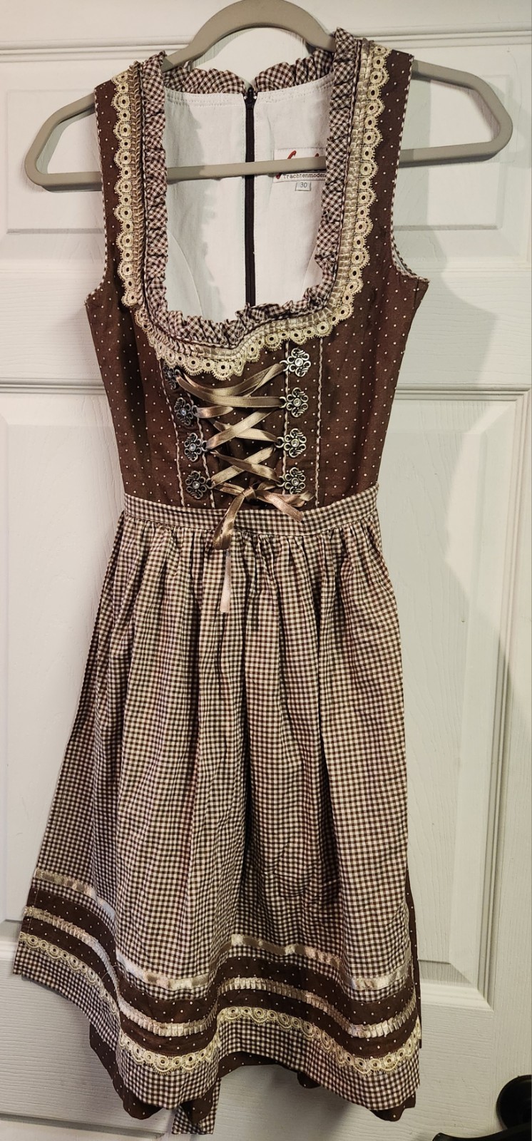 Fuchs Trachtenmoden Authentic Dirndl German Beermaid Dress Size 30