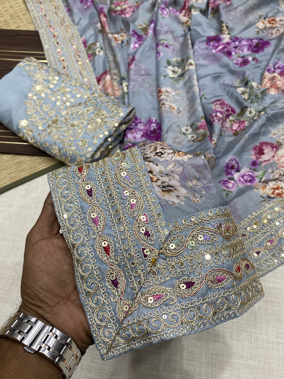 Designer Sari Bollywood Bridal Silk Saree Blouse South Indian Party Wear Saree