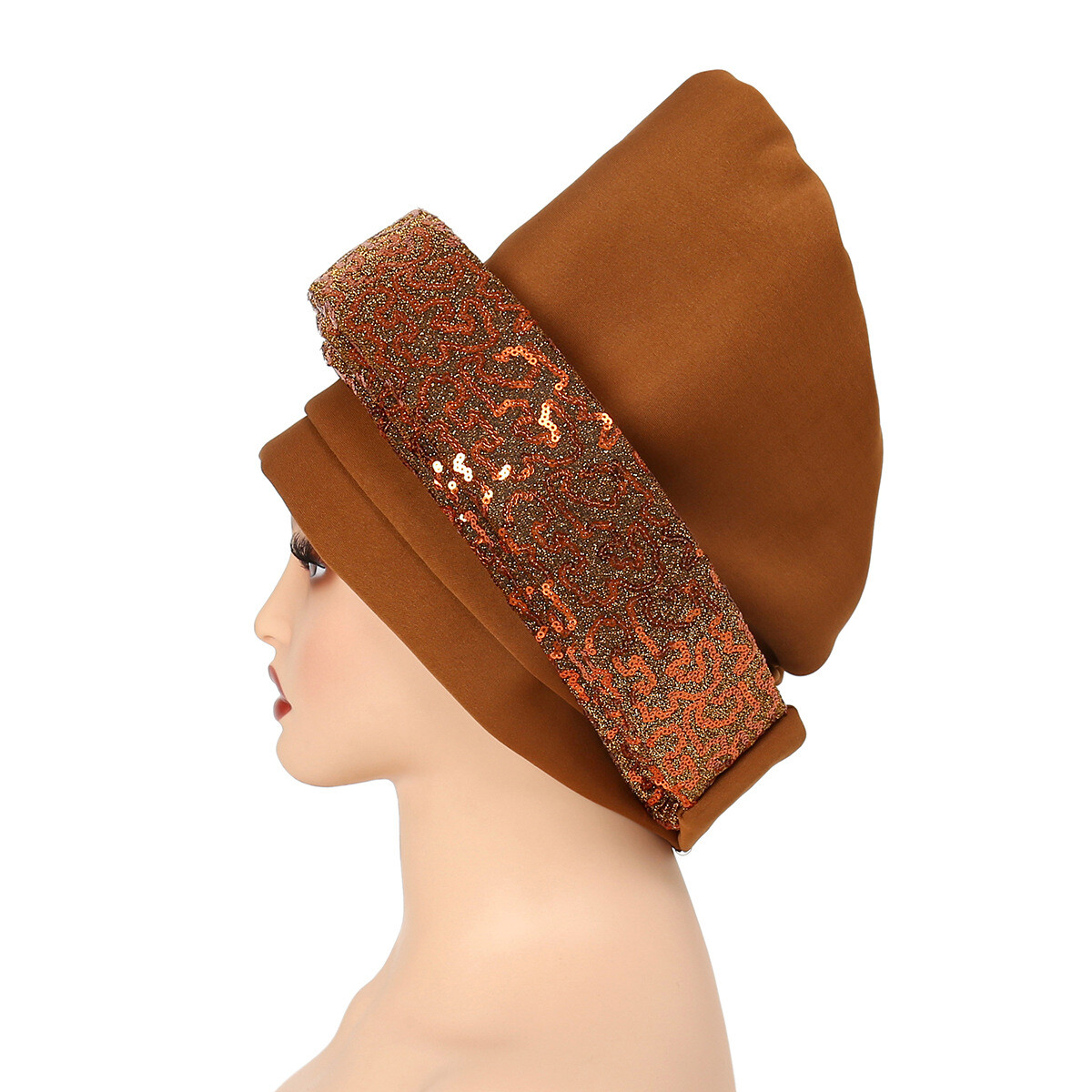 African Women Hijab Nigerian Headtie Turban Wrap Headwear Wedding Hat Auto Gele
