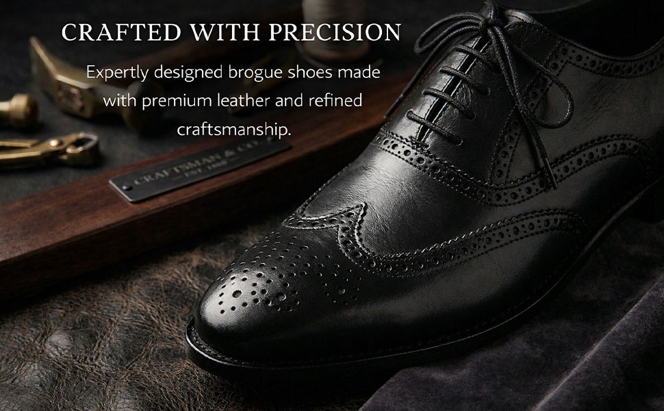 Scottish Highland Brogues Black Leather Oxford Kilt Shoes Formal Piper Wear
