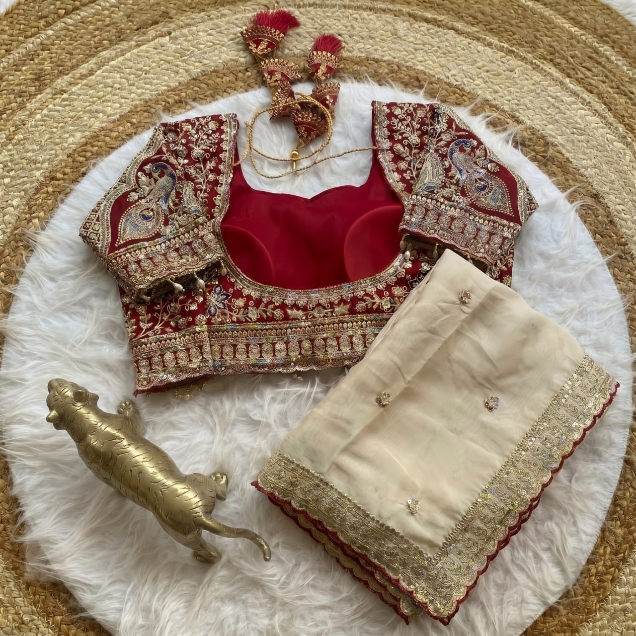 Saree Blouse Bollywood Party Wear Indian Pakistani New Sari Wedding Designer