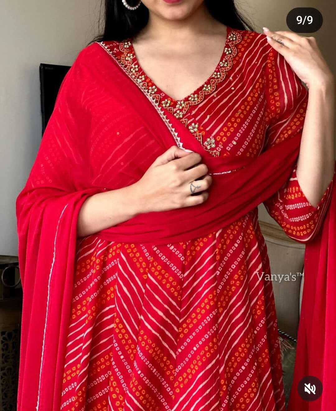 Red Kurta Palazzo Set With Designer Dupatta Indian Festival Wear Readymade Suits
