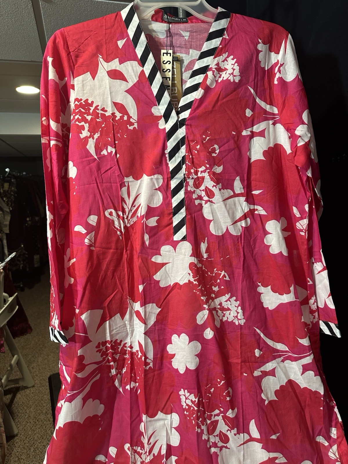 Zellbury Brand Lawn / Cotton Shirt / Kurti – Printed 1 Pc – Medium Only -$18