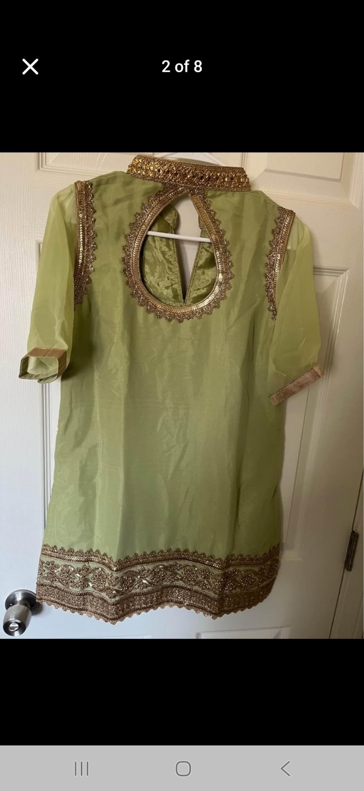 indian lehnga Green Embroidered Net Cotton with Dupatta for Women
