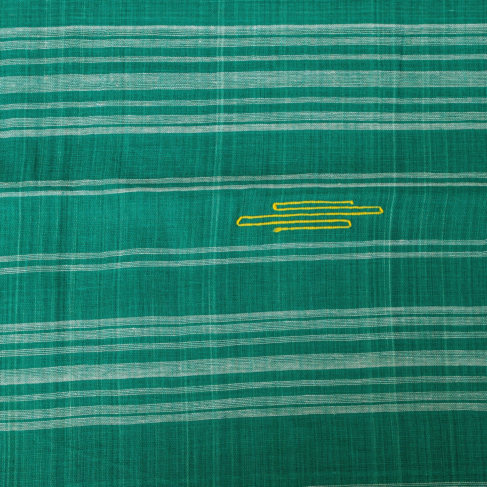 Sanskriti Vintage Blue 100% Pure Cotton Saree Tant Hand Woven Bengali Sari 5.5Yd