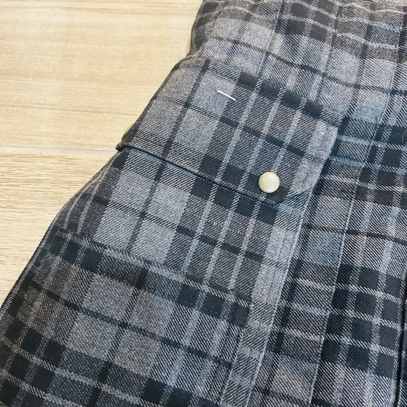 NWOT Got Kilt Gray & Black Plaid Utility Kilt Men’s Size 48