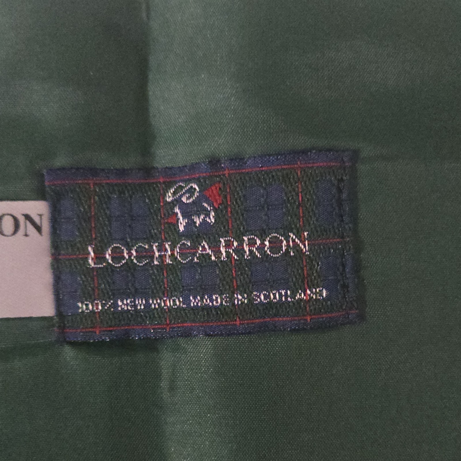 Lochcarron Maccallum Tartan Cummerbund 100% New Wool Green Blue Black