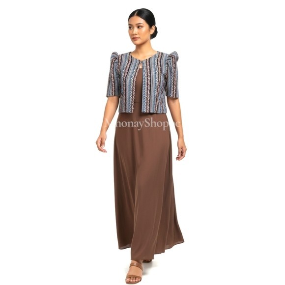 Handmade Filipino Ethnic Woven Bolero Jacket – Traditional Philippines Design