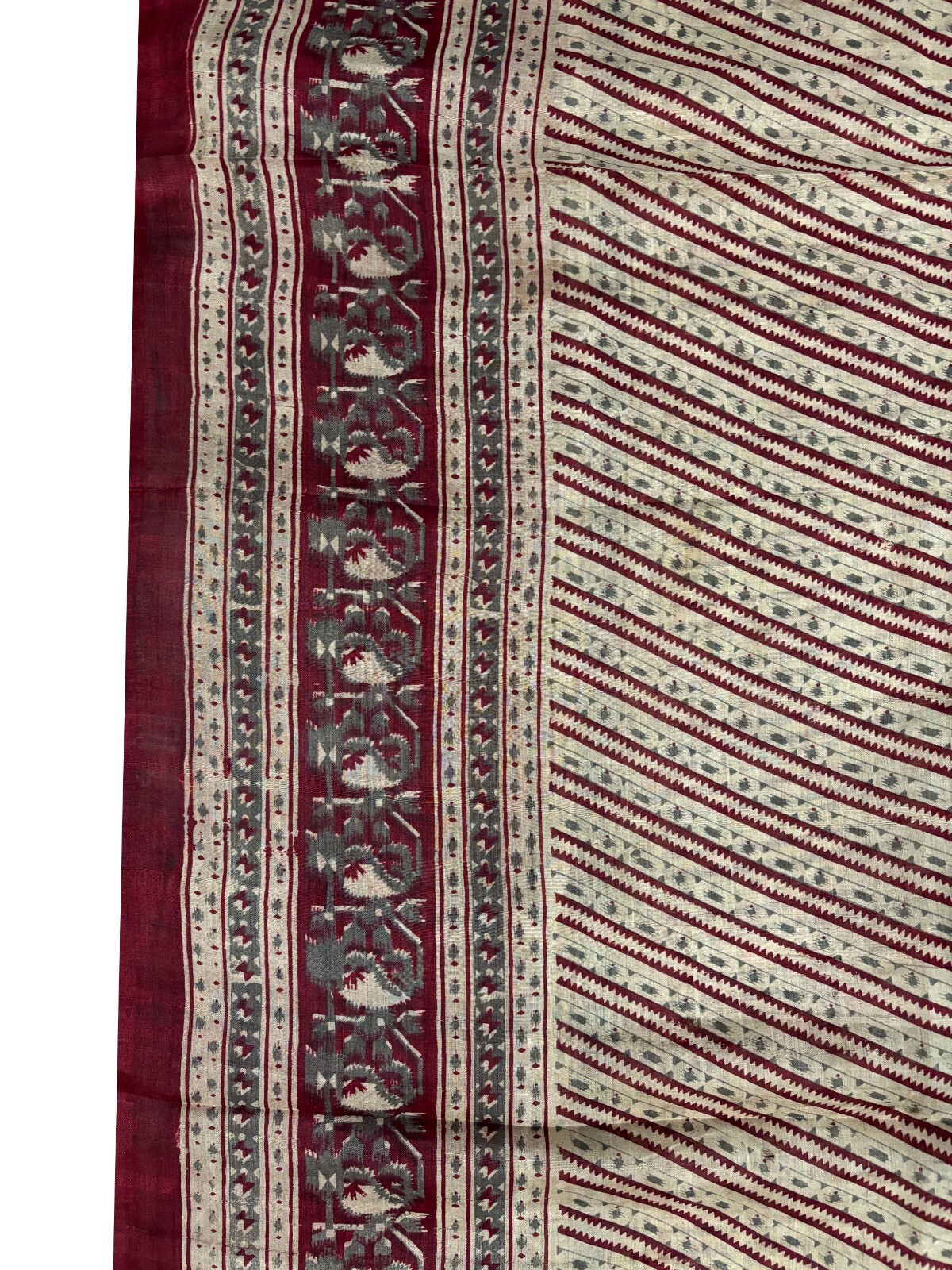 100% Pure Silk Saree | Recycled Indian Sari Fabric | Craft Dress Material SS1752