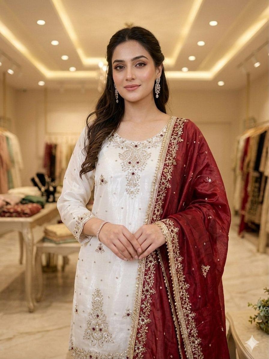 Salwar Kameez Pakistani Indian Wedding Party Wear Dress Bollywood Anarkali Suit