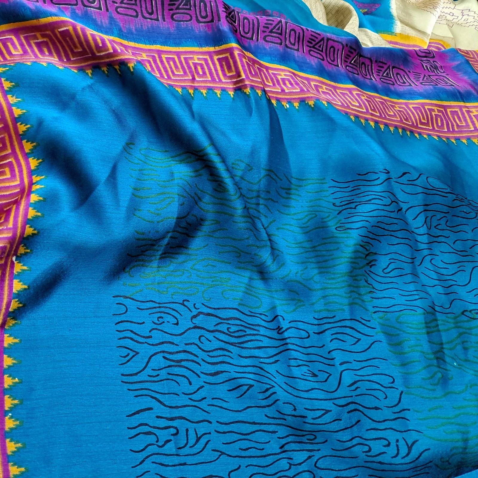 Sarees Art Silk Woven Cultural Sari Craft Fabric