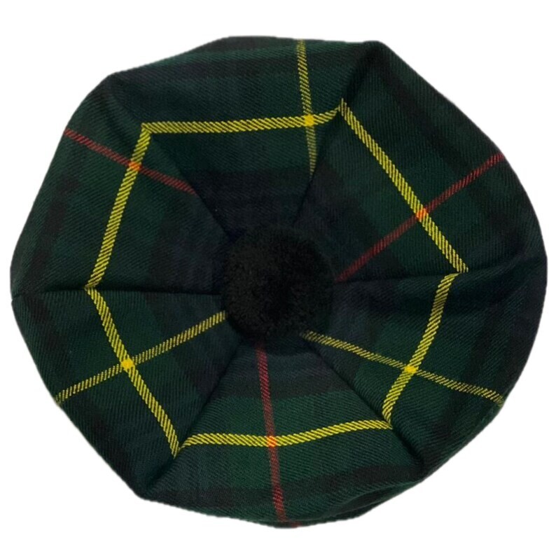 Men’s Hunting Stewart TAM o’ SHANTER Bonnet Beret Balmorals Tartan Tammy Hat