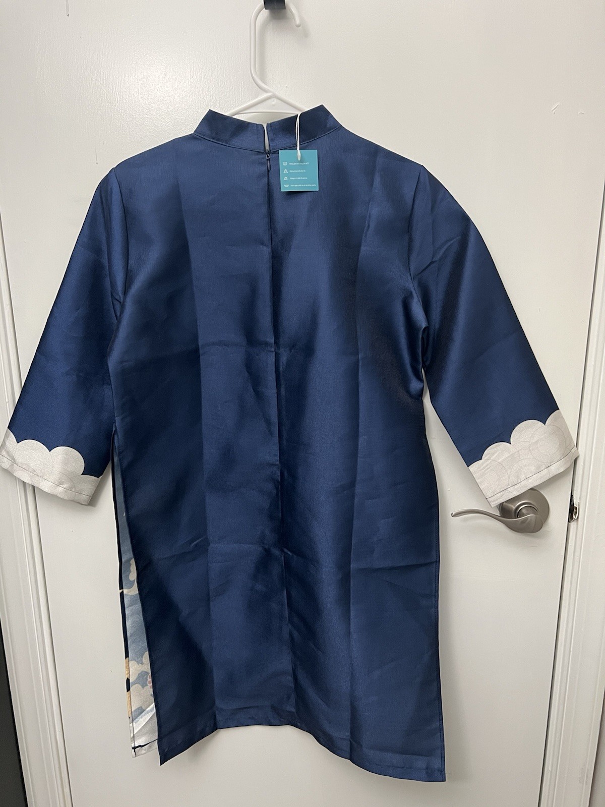 Vietnamese Blue Ao Dai Boys Size 14