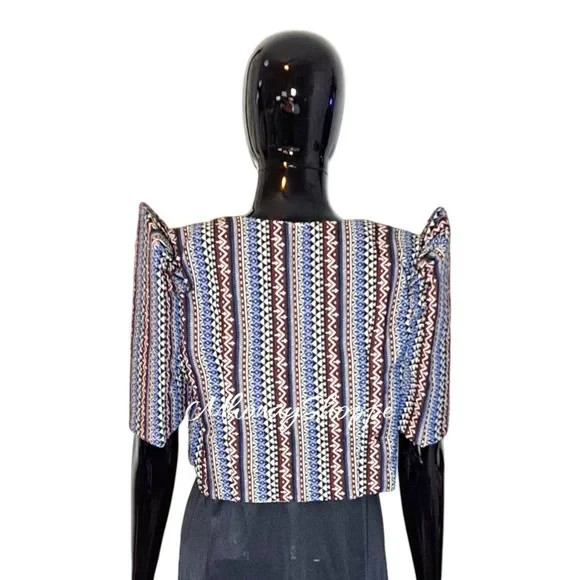 Handmade Filipino Ethnic Woven Bolero Jacket – Traditional Philippines Design