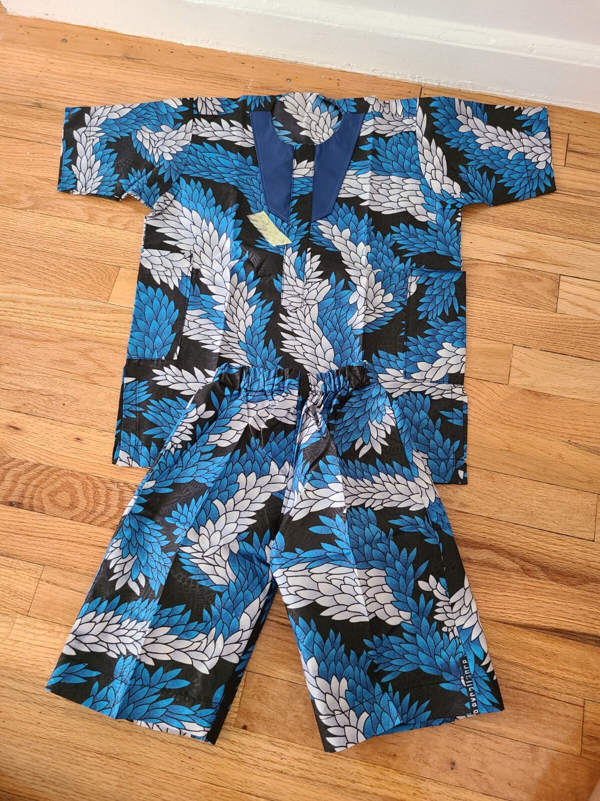 African outfit Kids Dashiki Suit 4-6 Year Boys Girls Unisex Shirt Shorts kids
